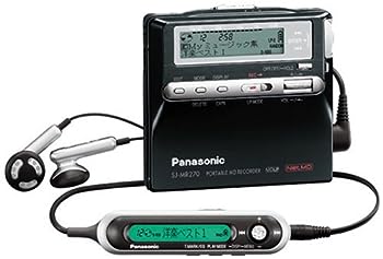 【中古】（非常に良い）Panasonic SJ-MR270-K ポータブルMDプレーヤー ブラック 103,400円