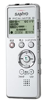 【中古】（人並み外れたに好いたらしい）SANYO 直線的PCMリコーダー(しろがね色) [ICR-なおなお書き004M(S)]
