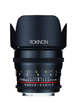 【中古】（人並み外れたに好いたらしい）Rokinon Cine DS 50 粍 T1.5 AS IF UMC フルフレームシネレンズ 加農砲EF写真機用
