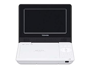 【中古】（非常に良い）東芝 7型ポータブルDVDプレーヤーホワイトCPRM対応TOSHIBA REGZA レグザポータブルプレーヤー SD-P710SW