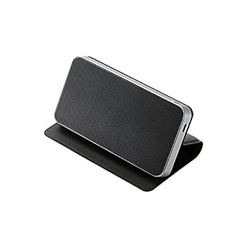 【中古】(非常に良い)エレコム コンパクトワイヤレススピーカー Bluetooth対応/フラップケース付き ブラック LBT-SPTR02AVBK|IINEX