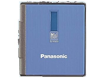 【中古】（人並み外れたに好いたらしい）Panasonic パナソニック SJ-MJ30-A 青味 携帯型MD電気蓄音機 MDLP非相応う （MD生まれ変わり専用機/MDウォークマン）