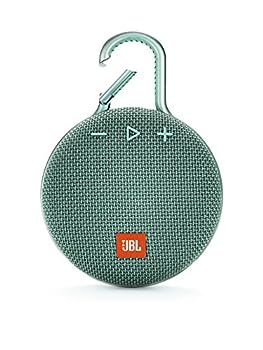 【中古】（人並み外れたに似つかわしい）JBL CLIP3 Bluetooth金棒引き IPX7雨合羽/パッシブラジエーター積み上げる/携帯型/カラビナ付 ティール JBLCLIP3TEAL