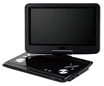 【中古】（非常に良い）山善 キュリオム ポータブルDVDプレーヤー CPRM対応 11.4インチ(16:9) AC/DC対応 車載用バッグ付き CPD-MN114ED