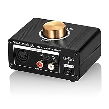 【中古】（非常に良い）Douk Audio L1 Mini ステレオ ラインレベルブースターアンプ オーディオ プリアンプ 20dBゲイン+ボリュームコントロール
