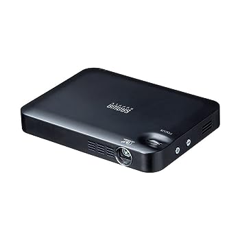 【中古】（非常に良い）サンワサプライ Sanwa Supply モバイルプロジェクター スピーカー内蔵 バッテリー 30ANSIルーメン PRJ-9｜IINEX