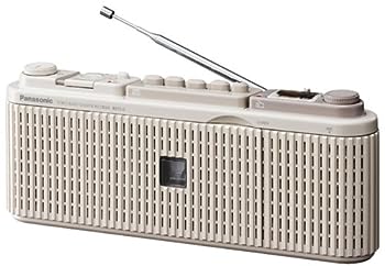 【中古】（非常に良い）Panasonic ラジオカセット ホワイト RX-TS10-W