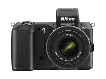 【中古】（非常に良い）Nikon ミラーレス一眼 Nikon 1 V2 レンズキット 1 NIKKOR VR 10-30mm f/3.5-5.6付属 ブラック N1V2HLKBK