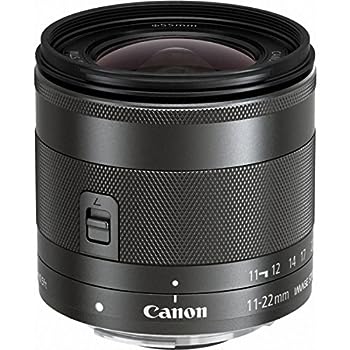 【中古】（非常に良い）Canon EF-M 11-22mm f/4-5.6 STMレンズ ブラック 7568B002｜IINEX