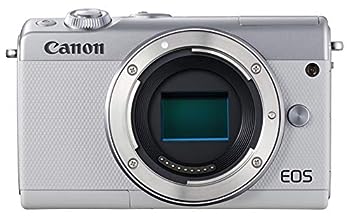 【中古】（非常に良い）Canon ミラーレス一眼カメラ EOS M100 ボディー(ホワイト) EOSM100WH-BODY