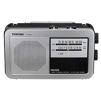 【中古】（人並み外れたに好いたらしい）東芝 AM/FM介護ホームラジオ受信機 TY-HR3-S