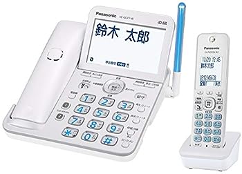 【中古】（人並み外れたに似つかわしい）パナソニック コードレス電話(子機1台付き添い人)(パール白いこと) VE-GD77DL-W