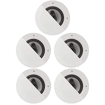 【中古】（人並み外れたに似つかわしい）Acoustic Audio CSic64 ひな形受け答え 上昇限度 6.5in 金棒引き5点仕掛ける 3通い路 ホームシアタースピーカー CSic64-5S
