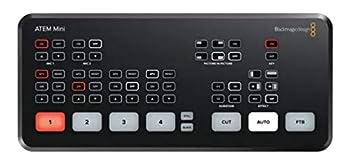 【中古】（人並み外れたに好いたらしい）ATEM Mini Blackmagic Design ライブプロダクションスイッチャー HDMI 最大限度1080p 固定ディスクの録画媒体をストリーミング ATEM Mini Switcher (ATEM mini)