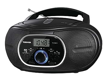 【中古】（非常に良い）東芝CDラジオ Bluetooth搭載 横型コンパクト TY-CW10(K) ブラック｜IINEX