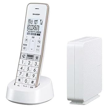 【中古】（人並み外れたに好いたらしい）小ざかしい コードレス電話 JD-空想科学小説2CL-W 白いこと 1.8型白いこと液晶
