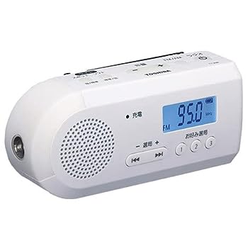 【中古】（非常に良い）TY-JKR6-W(ホワイト) 手回し充電ラジオ｜IINEX