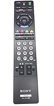【中古-人並み外れたに好いたらしい】ソニー テレビ受像機遠隔操作 RM-JD016 アクセサリー・部品-TV・オーディオ・カメラ