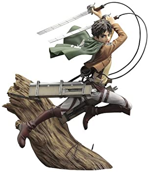 【中古-非常に良い】コトブキヤ 進撃の巨人 ARTFX J エレン・イェーガー 1/8スケール PVC塗装済み完成品