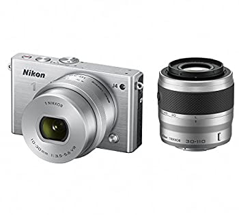 【中古-非常に良い】 Nikon ニコン ミラーレス一眼 Nikon ニコン 1 J4 ダブルズームキット シルバー J4WZSL｜IINEX