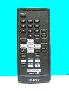 【中古-人並み外れたに好いたらしい】 ソニー ヴィデオディスク PORTABLE遠隔操作 RMT-D191 TV・オーディオ・カメラ-アクセサリー・部品