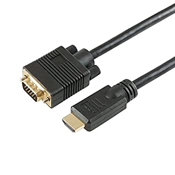 【中古-非常に良い】 ホーリック HDMI→VGA変換ケーブル 2m HDMIオス to VGAオス HDVG20-114BK