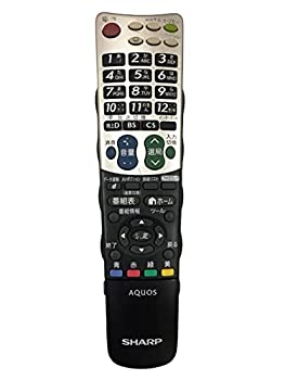 【中古-非常に良い】シャープ　液晶テレビ（AQUOS) 純正リモコンGB007WJSA(0106380376)