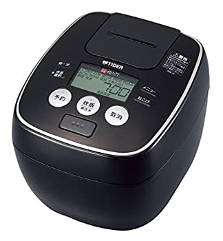 【中古-非常に良い】 タイガー 炊飯器 圧力IH 炊きたて 5.5合 ブラック JPB-H100-K｜IINEX