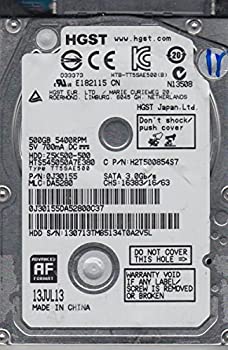 【中古-非常に良い】 hts545050?a7e380 PN 0j30155 MLC da5280 Hitachi 500?GB SATA 2.5ハードドライブ|IINEX
