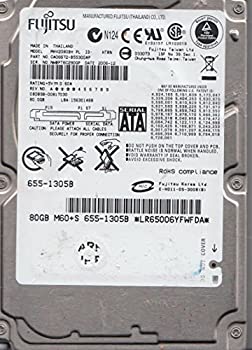 【中古-非常に良い】 MHV2080BH PL PN CA06672-B55300AP 富士通 80GB SATA 2.5ハードドライブ