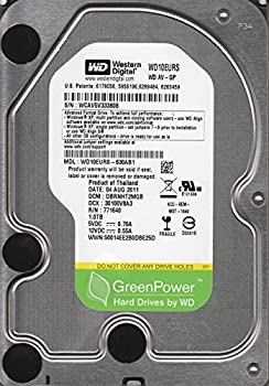【中古-非常に良い】 wd10eurs-630ab1 DCM dbrnht2mgb Western Digital 1tb SATA 3.5ハードドライブ