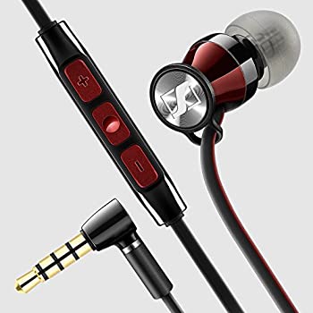 【中古-非常に良い】 Sennheiser Momentum In Ear iOS version - Black Red｜IINEX