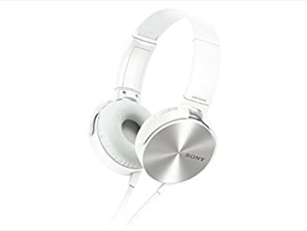 【中古-非常に良い】 ソニー SONY ヘッドホン MDR-XB450 : 密閉型 折りたたみ式 ホワイト MDR-XB450 W｜IINEX 12,049円
