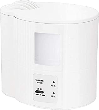 【中古-非常に良い】 山善 YAMAZEN スチーム式 加熱式 加湿器 (最大加湿 360ml) (タンク容量 2.5L) (木造約6畳 プレハブ洋室約9畳) (着脱式タンク) ホワイト KS-A252 (W)|IINEX