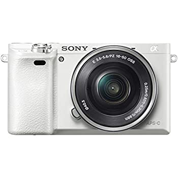 【中古-非常に良い】 ソニー ミラーレス一眼 α6000 パワーズームレンズキット E PZ 16-50mm F3.5-5.6 OSS ホワイト ILCE-6000L W｜IINEX