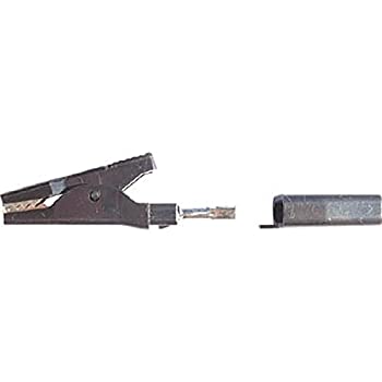 【中古-非常に良い】 テイシン電機 圧着式モールドクリップS C-201 黒6個入り C201AB