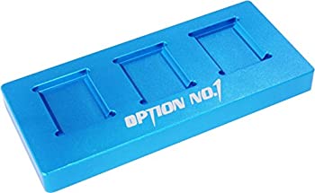 【中古-非常に良い】OPTION No.1 ミニ四駆用モーターピットスタンド (タミヤブルー) NO-M40002TB