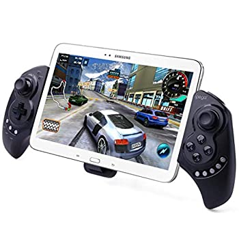 【中古-非常に良い】ZOMTOP PG9023 Android/iOS/PC対応 Bluetooth ゲームコントローラー ゲームパット 伸縮性のホルダーを備えiPhone、タブレットに対応