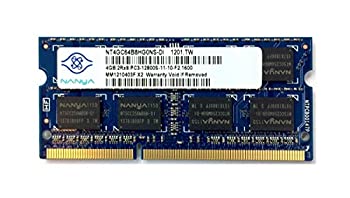 【中古-人並み外れたに好いたらしい】 NANYA NT4GC64B8HG0NS-DI 4GB ノートパソ SODIMM DDR3 マイコン12800 (1600) UNBUF 1.5v 2RX8 204P 512MX64 256mX8 C