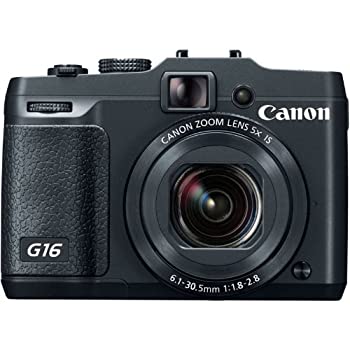 【中古-人並み外れたに好いたらしい】 Canon 加農砲 PowerShot G16 12.1 MP CMOS デジタル写真器 光学5倍望遠レンズと1080p 盛りだくさん固定ディスク録画媒体 Wi-Fi相応う