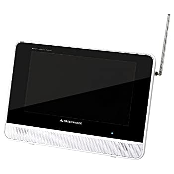 【中古-非常に良い】 GH-PDV9HWT-WH 9型フルセグTV内蔵 防水ポータブルDVDプレーヤー