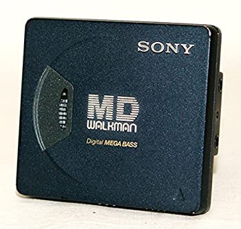 【中古-非常に良い】 SONY ソニー MZ-E55 ミッドナイトブルー ポータブルMDプレーヤー MDLP非対応 MD再生専用機 MDウォークマン