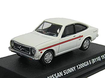 【中古-非常に良い】 コナミ 1/64 絶版名車コレクション Vol 1 ニッサン サニー 1200GX-5 型式B110 1972 白