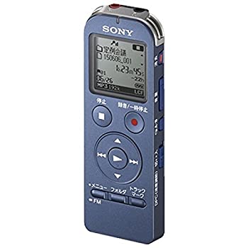 【中古-非常に良い】 ソニー ステレオICレコーダー FMチューナー付 4GB ブルー ICD-UX533FA L