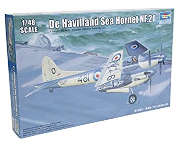 【中古-非常に良い】トランペッター 1/48 デ・ハビランド シーホーネット NF.21 プラモデル