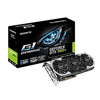 【中古-人並み外れたに好いたらしい】 Gigabyte GF GV-N98TG1 GAMING-6GD NVIDIA GeForce GTX 980 Ti 6GB