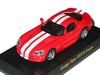 【中古-人並み外れたに好いたらしい】 京商 1/64 USAスポーツカー ミニカー寄せあわせ1 ダッジ・バイパー SRT10 クーペ 赤