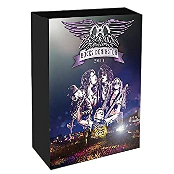 【中古-非常に良い】 エアロスミス ロックス・ドニントン 2014【Tシャツ (Lサイズ) 付き500セット完全限定生産BOX/Blu-ray+2CD+1BONUS CD (日本盤限定ディスク)｜IINEX