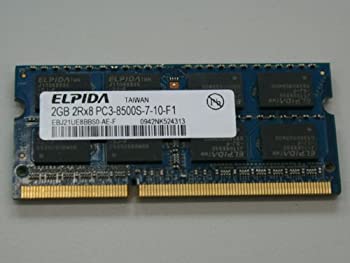 【中古-非常に良い】 ELPIDA 純正 ノート用メモリ SODIMM DDR3 PC3-8500 2GB