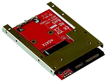 【中古-人並み外れたに好いたらしい】 老練家目標にする 選りわける続きもの mSATA SSD SATA取り替えっこアダプタ KRHK-MSATA/S7